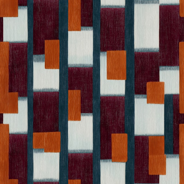 Mid Century Block Weave