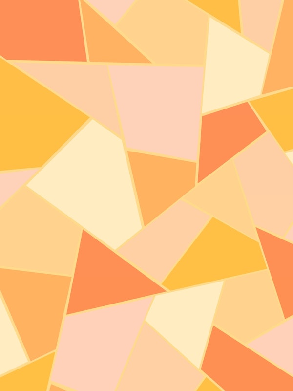 Yellow Orange Geometric 1