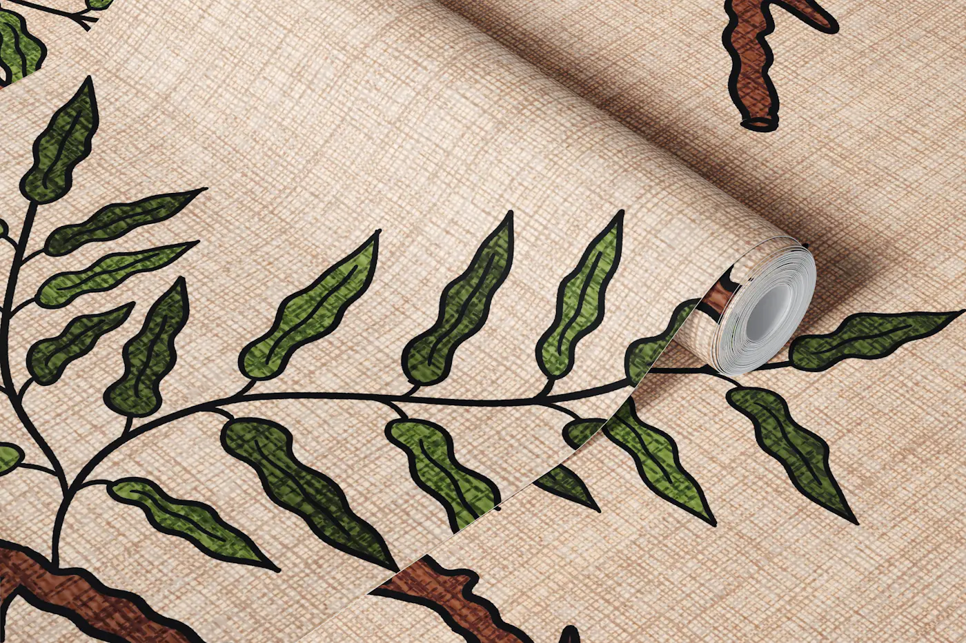 Mediterranean Aviary wallpaper roll