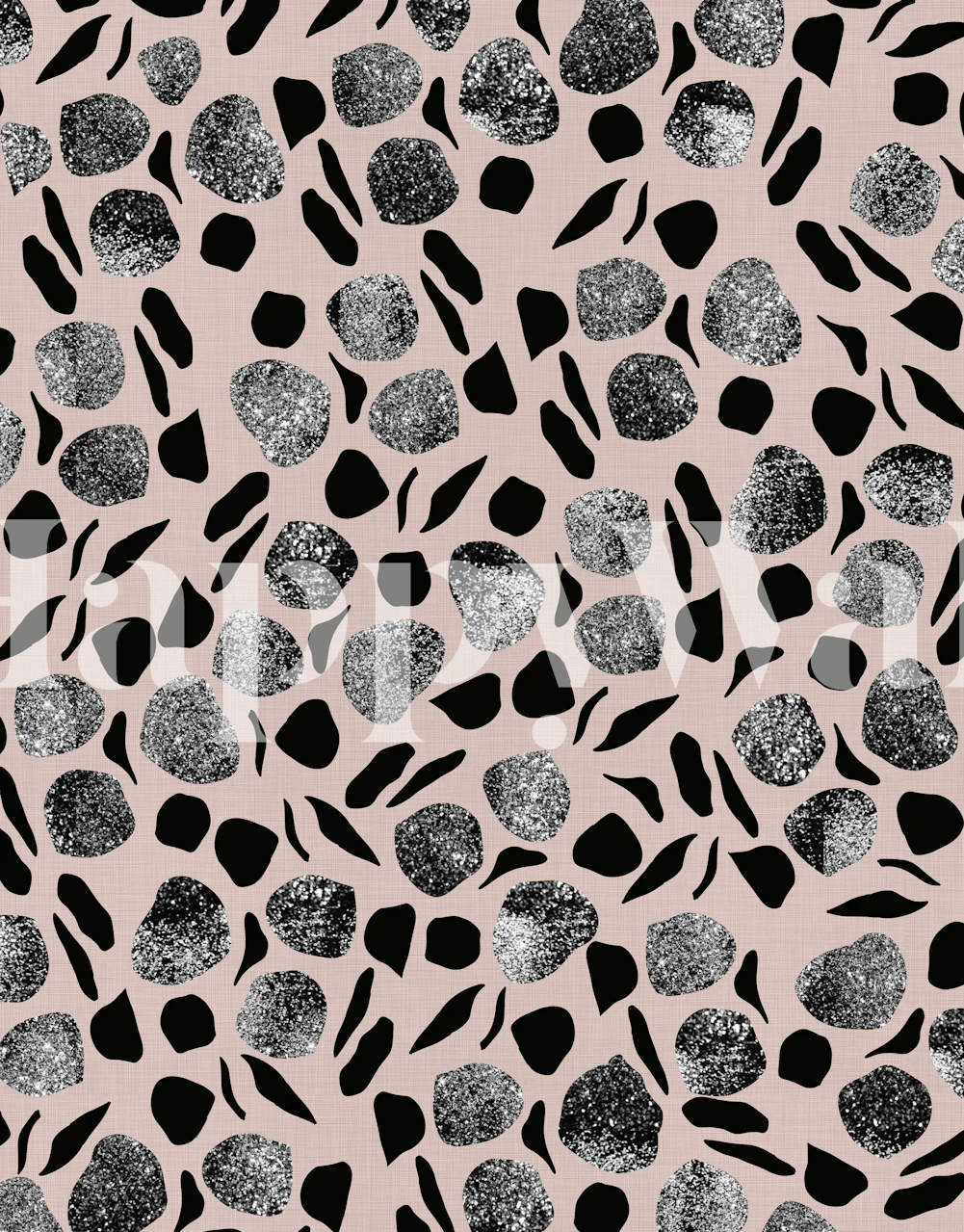 Animal Print Glitter Glam tapetdesign