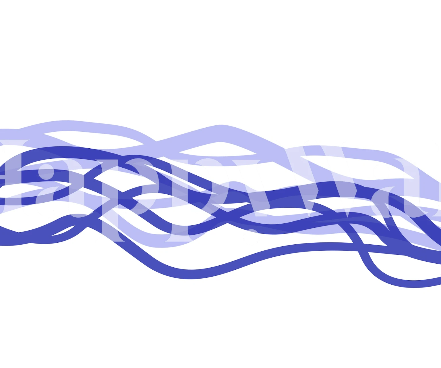 Waves after waves design de tapet într-o cameră