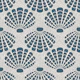 Navy seashells on sand