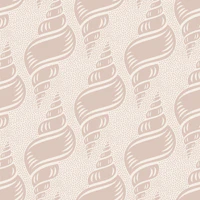 Seashell Swirl Beige tapet