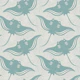 Coastal nautical stingray manta ray teal