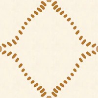 Beachy Boho Golden Dotted Lattice tapety