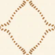 Beachy Boho Golden Dotted Lattice