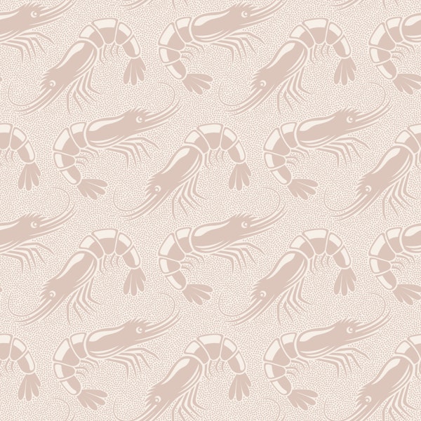 Shrimp Parade Beige