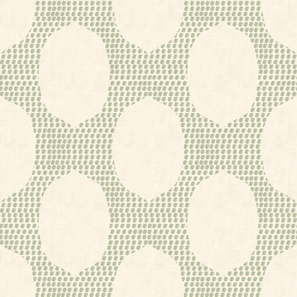 Beachy Boho Costal Green Mosaic