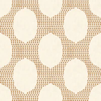 Beachy Boho Golden Mosaic wallpaper