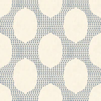 Beachy Boho Slate Blue Mosaic wallpaper