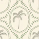 Beachy Boho Palm Oasis Costal Green
