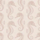 Seahorse Sea Life Retro Beige