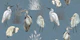 Lagoon Birds in Blue