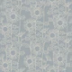 Dusty Blue Floral Linework