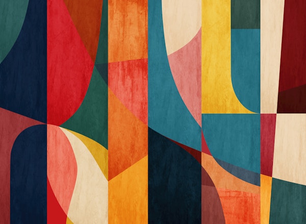 Bold Modern Bauhaus Shapes