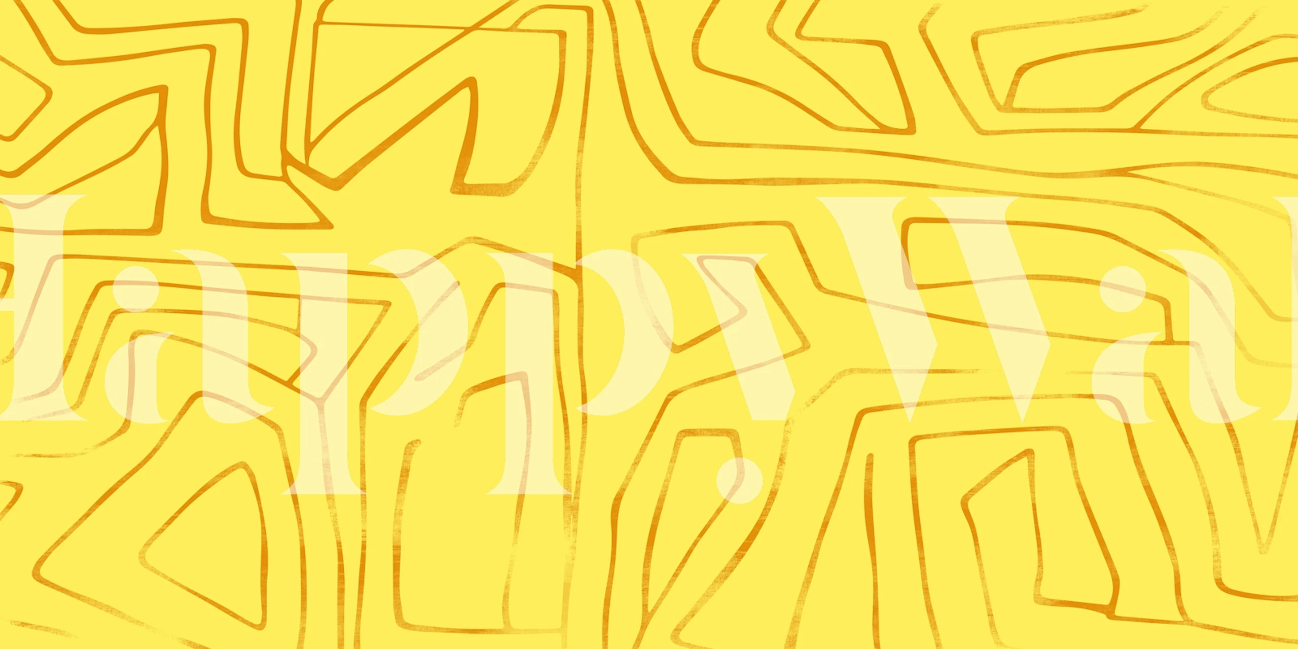 Sunshine Maze Lines tapeta