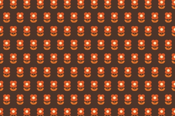 70s Flower Pattern I