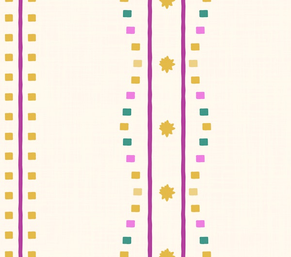 Cream Confetti Stripe