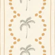 Tropical Palm Deco Stripes Sand