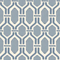 Art Deco Trellis Slate Blue wallpaper