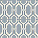 Art Deco Trellis Slate Blue