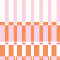 Geometric Stripes & Stars Mural wallpaper
