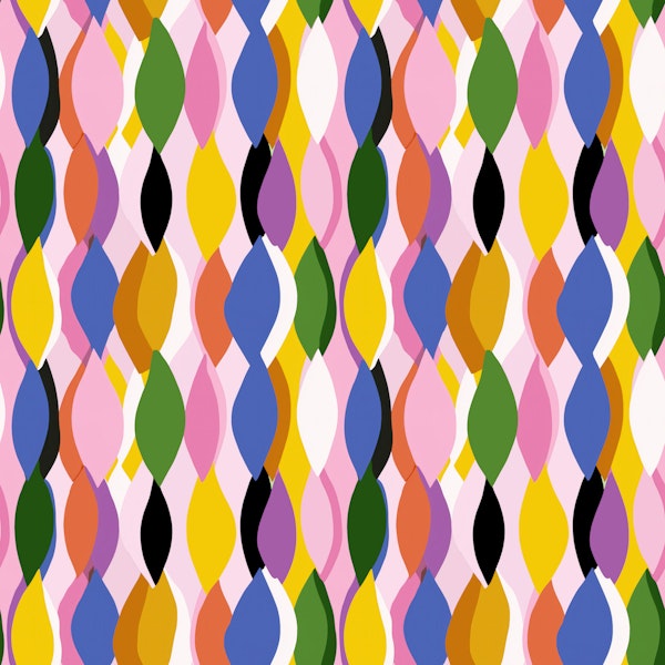 Candy Color Mid Century Teardrop Medium