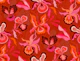 Orchids fantasy hot pink deep red