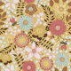 Retro flowers -Yellow