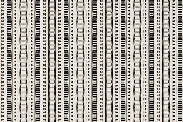 Black and White Tribal Pattern