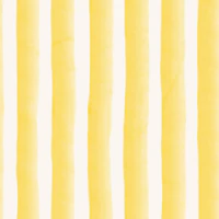 Soft Lemon Beach House Watercolor Stripes wallpaper