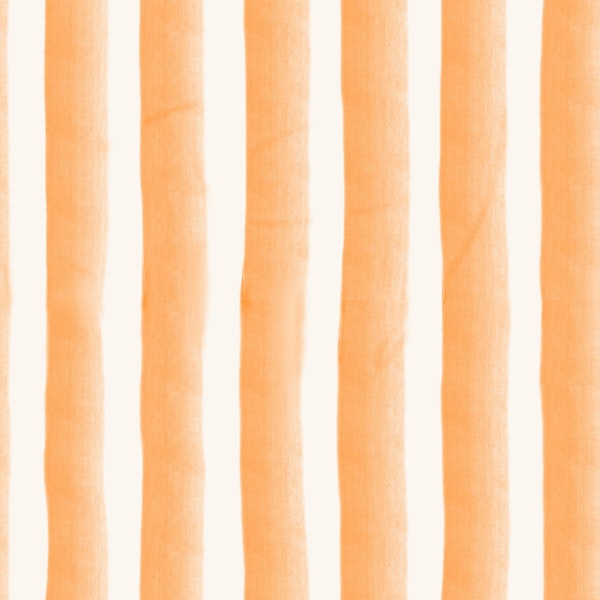 Pastel Orange Painted Stripes