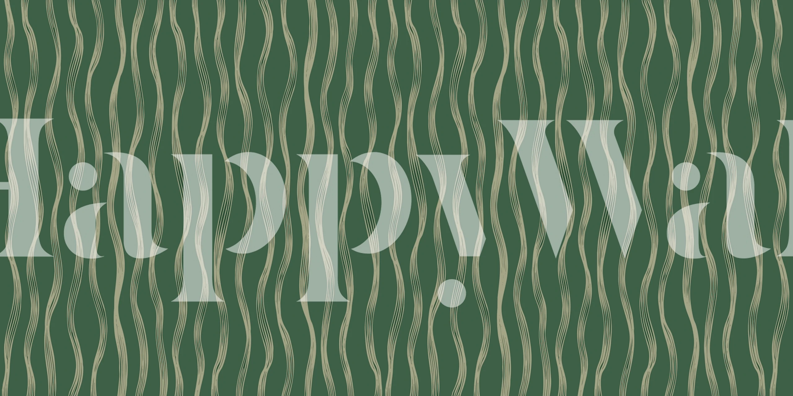 Olive Stripes Forest wallpaper