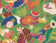 Island Blooms and Fruits on Green