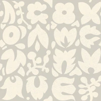Scandinavian Floral Silhouettes papel pintado