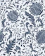Jaipur Garden boho block print floral indigo