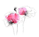 Pink Wildflower Botanical