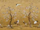 Liu Vintage Chinoiserie Garden Birds gold