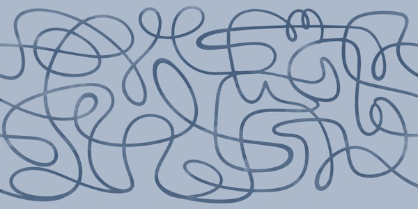 Abstract Blue Cubism