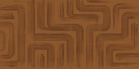 Retro Brown Maze Lines tapeta