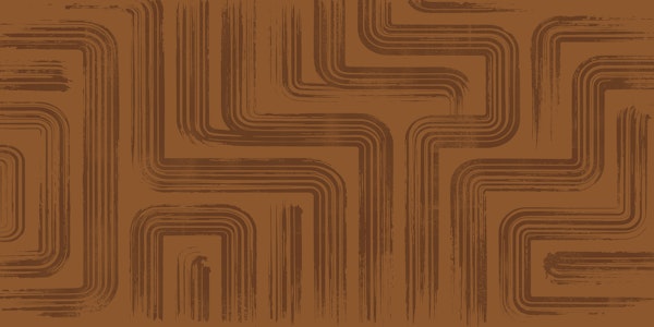 Retro Brown Maze Lines