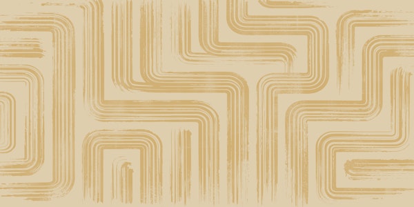 Retro Beige Groove Lines