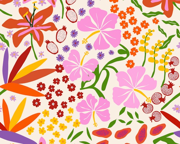 Vibrant Maximalist Bloom