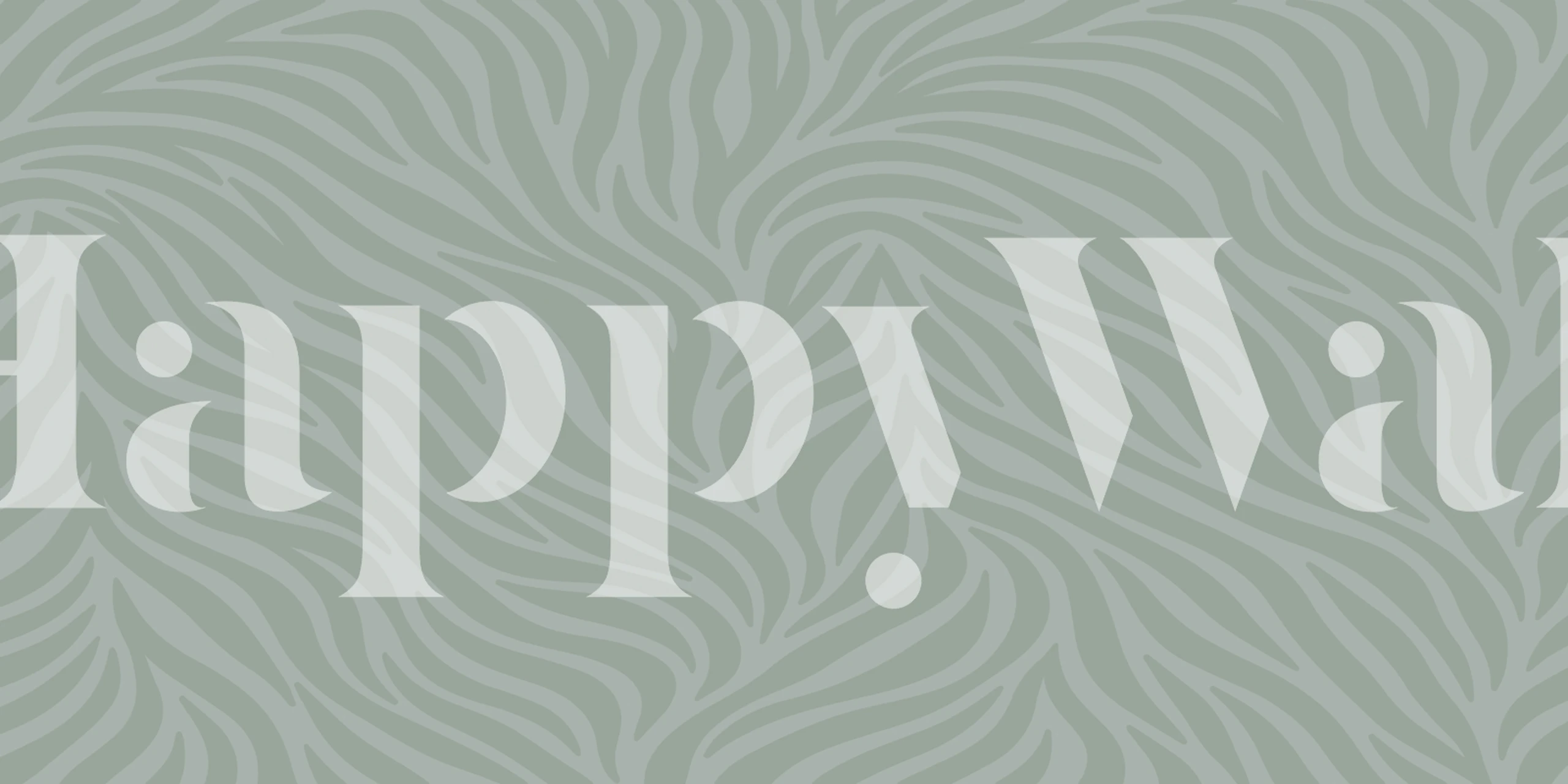 Calm Safari Zebra Lines tapet