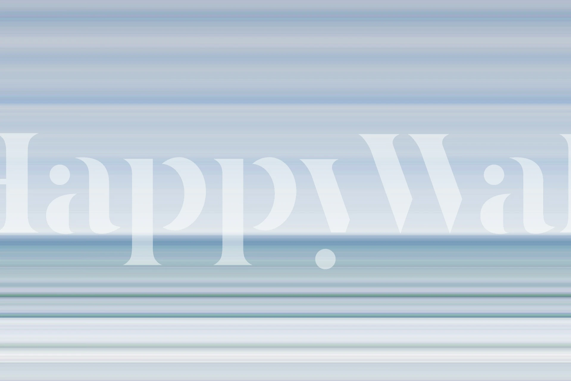 Calm Blue Horizon Stripes tapet