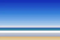 Coastal Horizon Blue Stripes tapet
