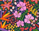 Vibrant Maximalist Bloom Blue