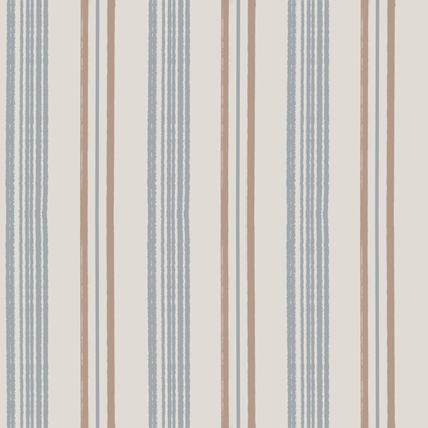 Coastal Brushstroke Stripes