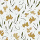 Sage and Yellow Brush Florals