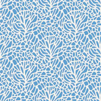 Coastal Coral Texture Blue White wallpaper